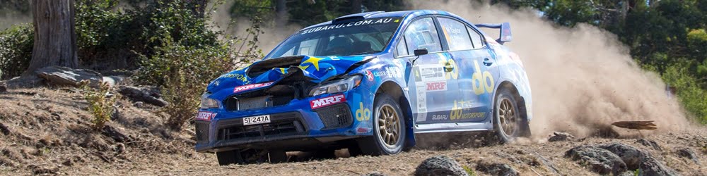 Subaru do Motorsport team of Molly Taylor and co-driver Malcom Read in action during 2018 Eureka Rally.