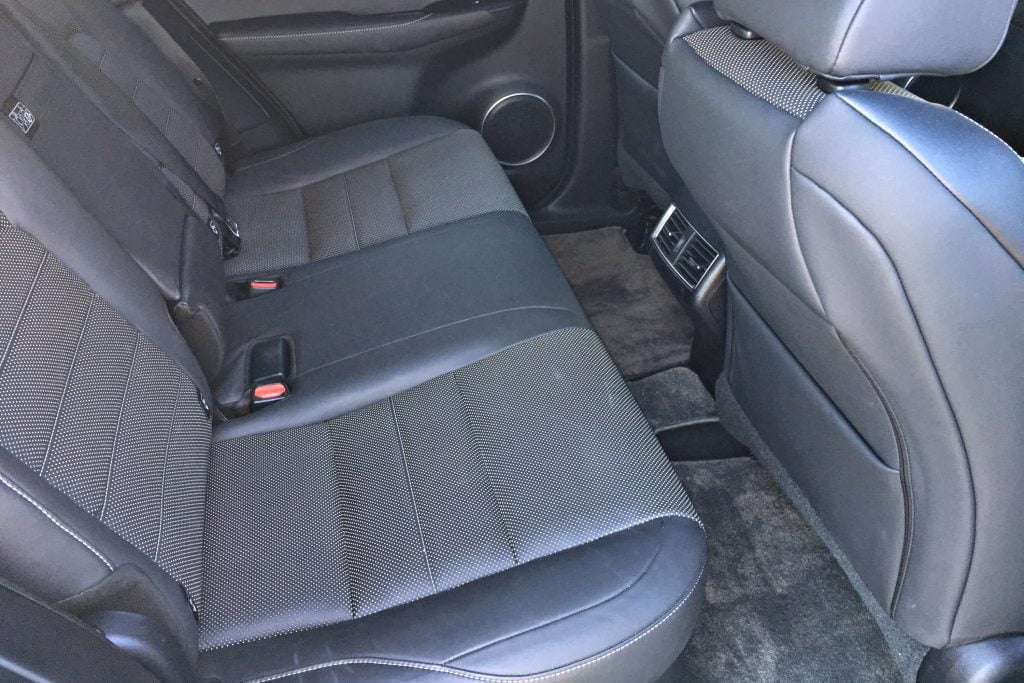 2019 Lexus NX 300h AWD F Sport rear seats - OzRoamer