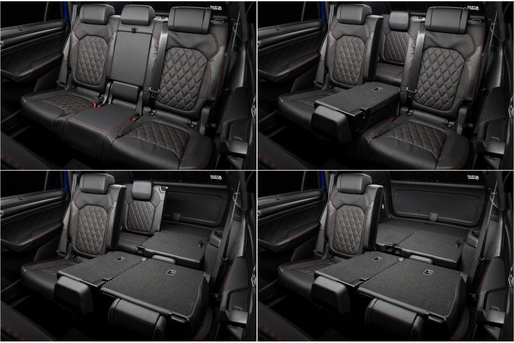 ŠKODA Kodiaq RS seating flexibility