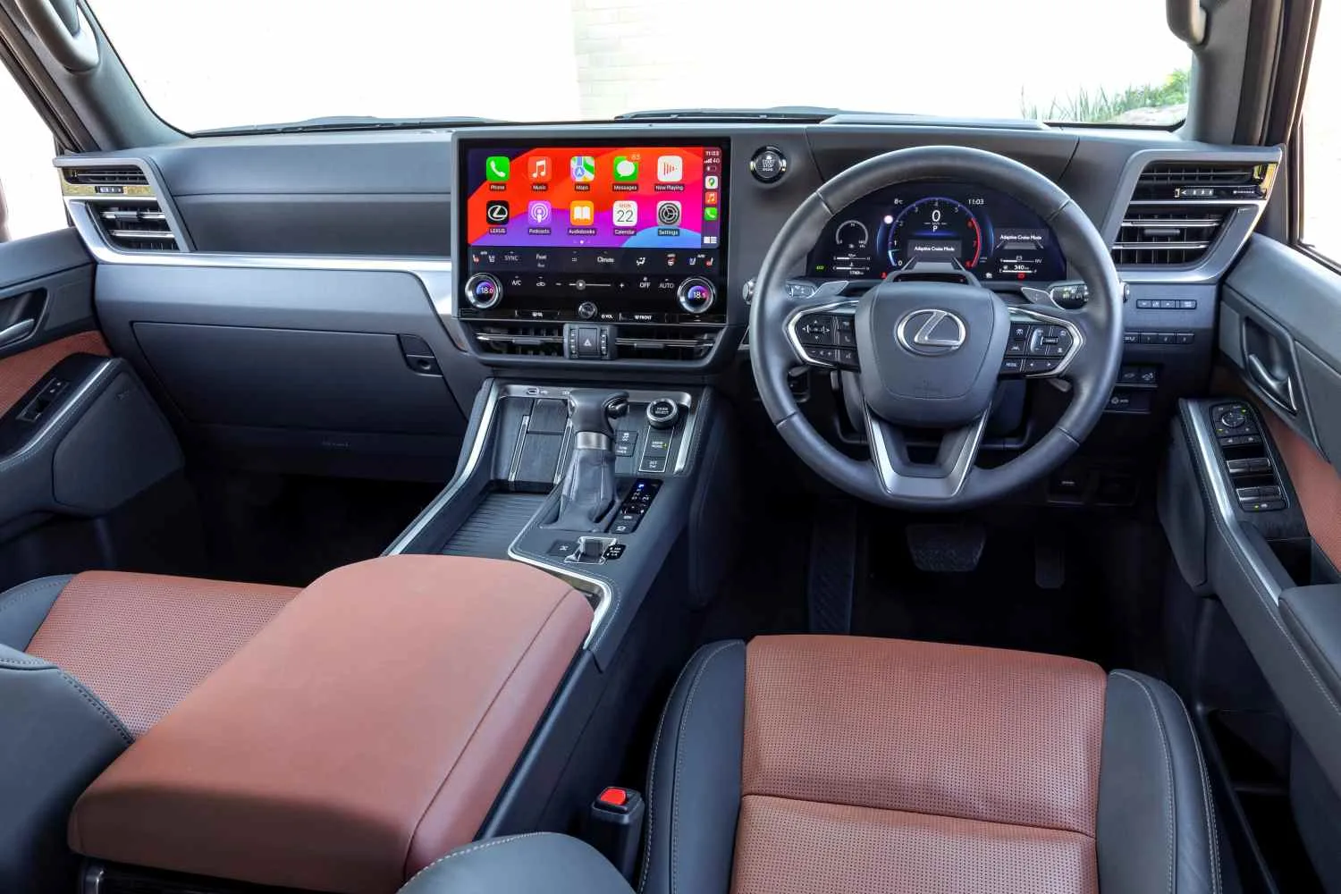 Lexus GX 550 sport luxury interior 1