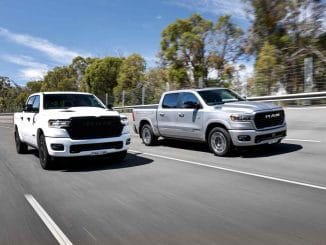 2025 Ram 1500 Limited (white) and Laramie Sport (silver) 101